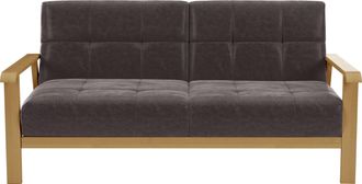 Sit&more 2,5-Sitzer »Billund« Armlehnen aus eichefarbigem Buchenholz, verschiedene Bezüge und Farben