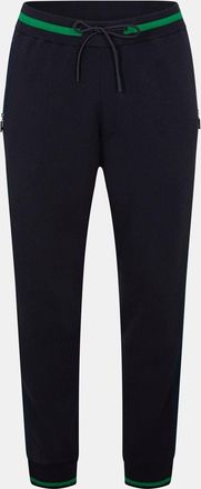 HUGO BOSS Mens Tarlim Solid Patterned Slim Joggers in Dark Blue - Size 2XL
