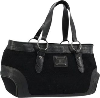 Burberry Pre-owned Handbags, female, Black, Size: ONE SIZE Pre-owned Hand Bag
