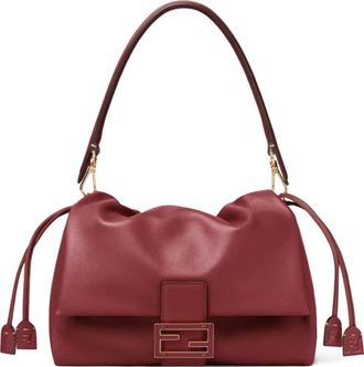 Fendi Red Mamma Medium Shoulder Bag