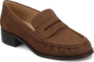 Journee Collection Womens Danna Ruched Penny Loafer