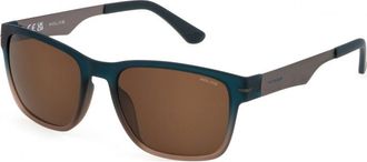 Police Mens SPLL09560MGB SPLL0956 56 0MGB Sunglasses - Multicolour - One Size