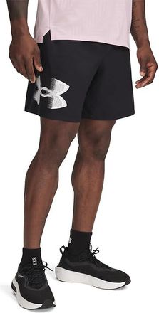 Under Armour Tech Woven Graphic Shorts Mens Shorts Black/White : 3XL, Polyester