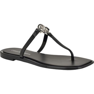 Calvin Klein Ellye Sandal in Black at Nordstrom, Size 11