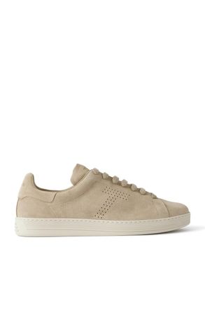 Tom Ford Warwick Perforated Suede Sneakers