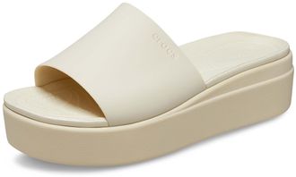 Crocs Damen Brooklyn Slide Gleiten, Bone, 41 EU