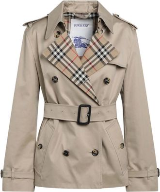 Burberry Lakefield Jacket - Dames - Mantels - Beige - Maat: XS Katoen