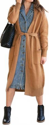 Elan Taylor Cardigan In Macchiato
