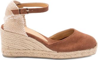 Castaner espadrillas con zeppa - Marrone