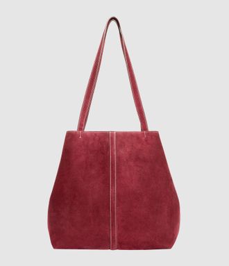 Vanessa Bruno Sac Tote Bag Gm Bordeaux