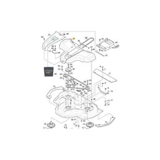 STIGA Sports Tapa Protector Correa Transmision Original Stiga Cd100 Ncs8000n - 337060023/0
