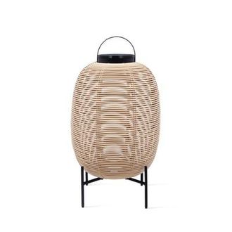 Vincent Sheppard Outdoor solar lamp Tika - Beige - Polythene wicker