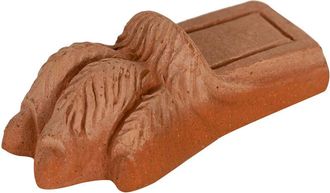 Biscottini International Juego De 12 Pies pata De Le&oacute;n Para Plantas De Exterior Platillo De Terracota Bajo Maceteros Para Jardineras De Balc&oacute;n Y Tarros