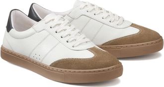 La Redoute Collections Leren sneakers, vintage stijl
