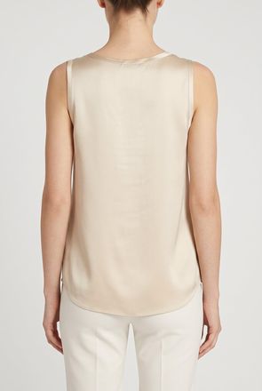 Brunello Cucinelli Silk Tank Top - Gold