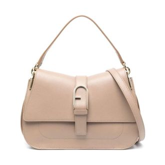 Furla Handbags, female, Gray, ONE SIZE, Flow Top Handle M