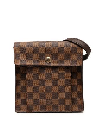 Louis Vuitton 1998 Damier Ebene Pimlico crossbody bag - unisex - Calf Leather/Fabric/Leather - One Size - Brown