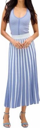 Allison New York Quinn Midi Skirt In Blue Multi