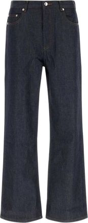 A.P.C. Wide Jeans - Heren - Loose Fit Jeans - Blauw - W32 - Jeans