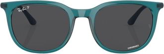 Ray-Ban wayfarer-frame sunglasses - unisex - Acetate - 54 - Blue