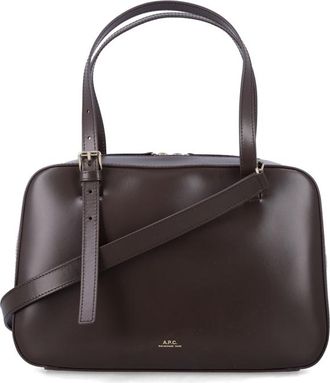 A.P.C. Virginie Leather Box Bag