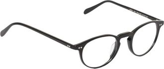 Oliver Peoples Accessoires, Heren, Zwart, ONE Size, Stijlvolle Ronde Brilmonturen