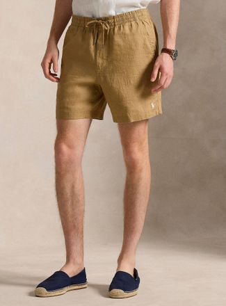 Polo Ralph Lauren Mens Prepster pure linen short