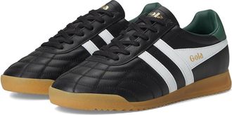 Gola Stadium Mens Snow Shoes Black/White/Evergreen : 11.5 D - Medium, Leather