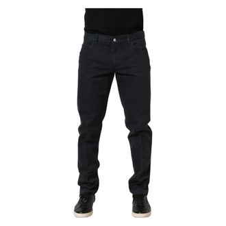 Dolce & Gabbana Slim-fit Jeans, male, Black, Size: 2XL Skinny Jeans