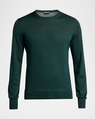 Tom Ford Men & apos;s Fine Gauge Cashmere-Blend Sweater