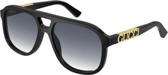 Gucci Gg 1188S Zonnebril - unisex - Zonnebrillen - Zwart - 58 MM - Accessoires