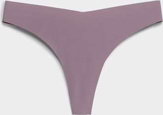 Miiyu Womens Dense laser-cut thong Recycled nylon