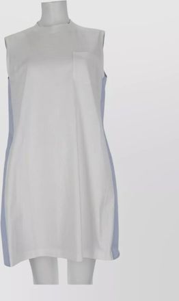 sacai striped mini dress
