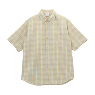 Gramicci S/S Checkered Ombre Shirt - Heren - Korte mouwen Overhemden - Veelkleurig - S - Katoen - Overhemden