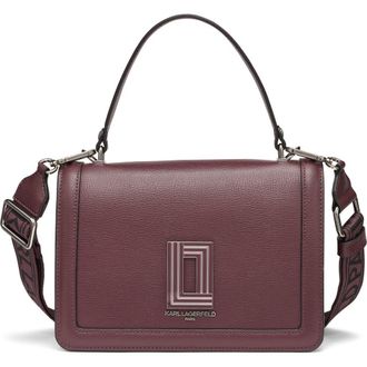 Karl Lagerfeld Simone Crossbody in Rasin at Nordstrom