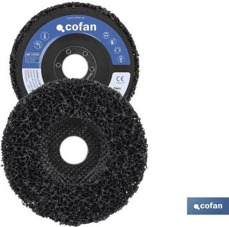 cofan Cofan - Disco Vellon P/limpieza Fibra-plano 180x22,2 Caja 6 Unid