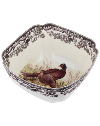 Spode Woodland Pheasant Deep Serving Bowl