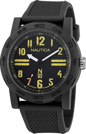 Nautica Zwarte Synthetische Sporthorloge