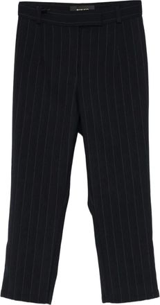 Pinko pinstripe trousers - Black