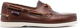Sebago Dark Brown Slip On Loafers