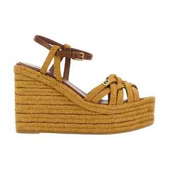 Valentino Garavani VLogo 120 Wedge - female - Valentino Garavani - Wedges - Yellow - 5 UK - Shoes