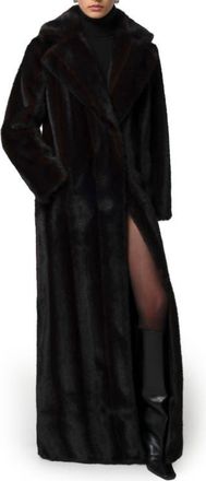 Apparis Gabrielle Faux Fur Coat in Noir Multi at Nordstrom, Size Xx-Large