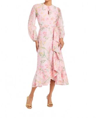 Mestiza New York Ophelia Midi Dress In Rose Vines
