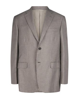 Brioni Houndstooth Wool & Silk Single-Breasted Blazer