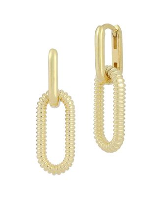 Chloe and Madison Chloe And Madison 14K Over Silver Drop Earrings