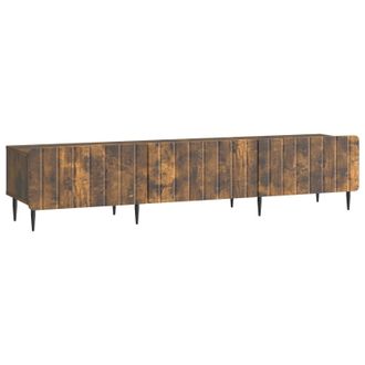 vidaXL Mueble De Tv Con Caj&oacute;n Roble Ahumado 147 X 34,5 X 32 Cm Vidaxl