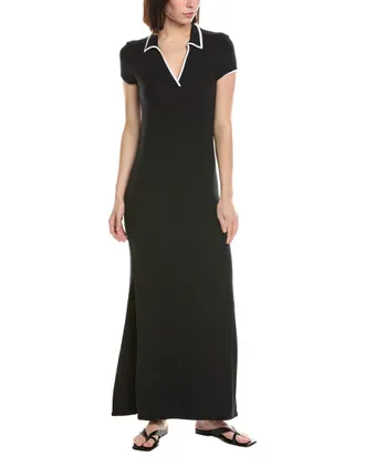 ATM Anthony Thomas Melillo Ribbed Maxi Sheath Dress