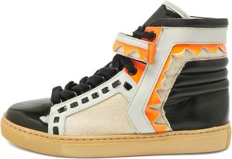 Sophia Webster Sneakers alte con dettaglio a zigzag - Nero