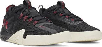 Under Armour UA TriBase Reign 6 Training Shoe in Black/winter White at Nordstrom, Size 12.5