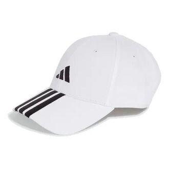 adidas 3 Stripes Cap White Black JE5652